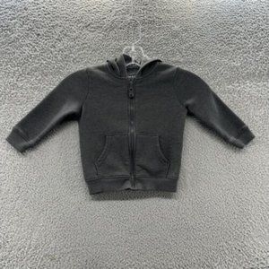 Cat & Jack Hoodie Baby Boy Size 18 Month Gray Full Zip Hoodie Baby Boys Size 18M